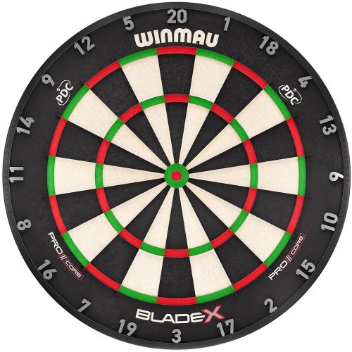 Darts tábla Winmau BLADE X, élezett dróttal, verseny minőségű, sisalból
