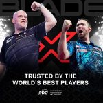 Darts tábla Winmau BLADE X, élezett dróttal, verseny minőségű, sisalból