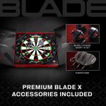 Darts tábla Winmau BLADE X, élezett dróttal, verseny minőségű, sisalból