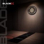 Darts tábla Winmau BLADE X, élezett dróttal, verseny minőségű, sisalból