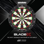 Darts tábla Winmau BLADE X, élezett dróttal, verseny minőségű, sisalból