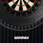 Darts tábla Winmau BLADE 360 falvédővel és két szett nyíllal, dobóvonallal