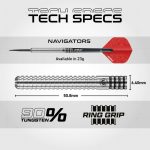 Darts tábla Winmau BLADE 360 falvédővel és két szett nyíllal, dobóvonallal