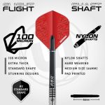 Darts tábla Winmau BLADE 360 falvédővel és két szett nyíllal, dobóvonallal