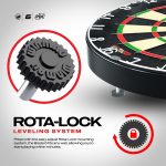 Darts tábla Winmau BLADE 6 falvédővel és két szett nyíllal, dobóvonallal