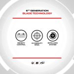 Darts tábla Winmau BLADE 6 falvédővel és két szett nyíllal, dobóvonallal