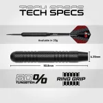 Darts tábla Winmau BLADE 6 falvédővel és két szett nyíllal, dobóvonallal