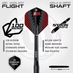 Darts tábla Winmau BLADE 6 falvédővel és két szett nyíllal, dobóvonallal