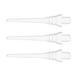 Darts hegy műanyag soft Winmau Triton, fehér 50db