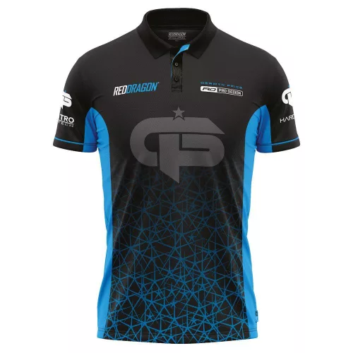 Darts ing Red Dragon Gerwyn Price Iceman Signature Polo, M-es méret