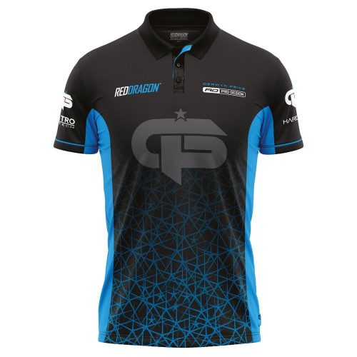 Darts ing Red Dragon Gerwyn Price Iceman Signature Polo, XXL-es méret