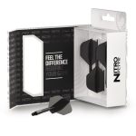 Darts toll és szár egyben Red Dragon Nitro Flite fekete, standard toll és közepes szár