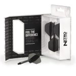 Darts toll és szár egyben Red Dragon Nitro Flite fekete, standard toll és hosszú szár