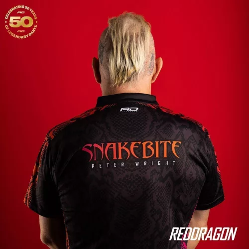 Darts ing Red Dragon 50 Year Limited Edition Shirt, Peter Wright - S méretben