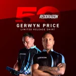 Darts ing Red Dragon 50 Year Limited Edition Shirt, Gerwyn Price - 2XL méretben