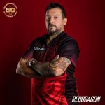 Darts ing Red Dragon 50 Year Limited Edition Shirt, Jonny Clayton - S méretben