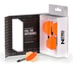 Darts toll és szár egyben Red Dragon Nitro Flite, narancs-fekete, standard toll és közepes szár