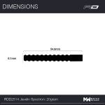 Dart szett steel Red Dragon Javelin Spectron 20g, 85% wolfram